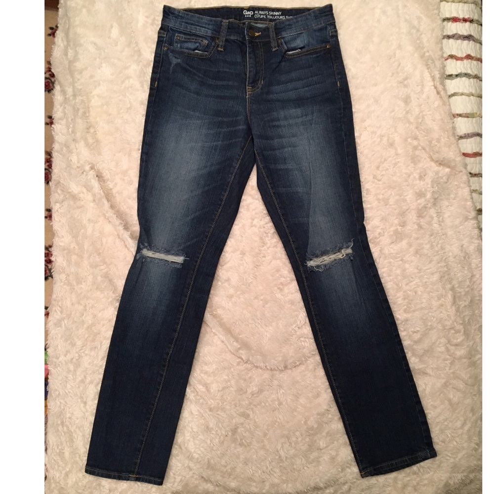 GAP high waist straight leg jeans